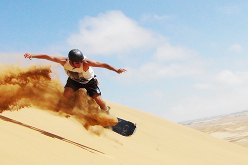 Experience the exclusive sandboarding in Mui Ne