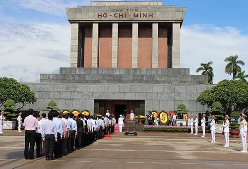 Ho Chi Minh Mausoleum situates near One Pillar Pagoda