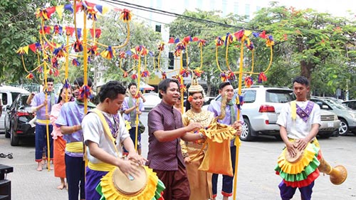 Trot Dance welcoming Cambodia New Year