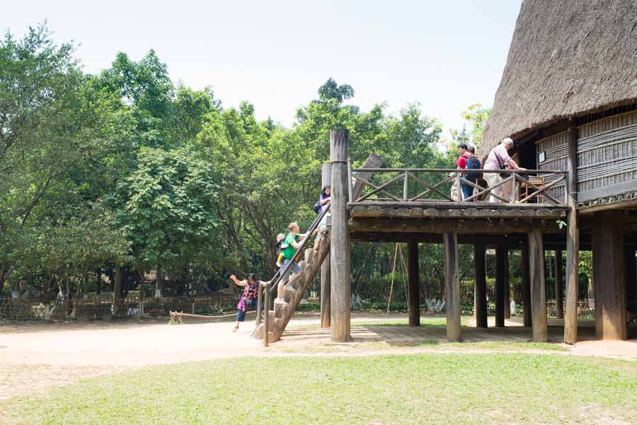 Nhà Rông – Communal House of Bana ethnic group, Ethnology museum Hanoi