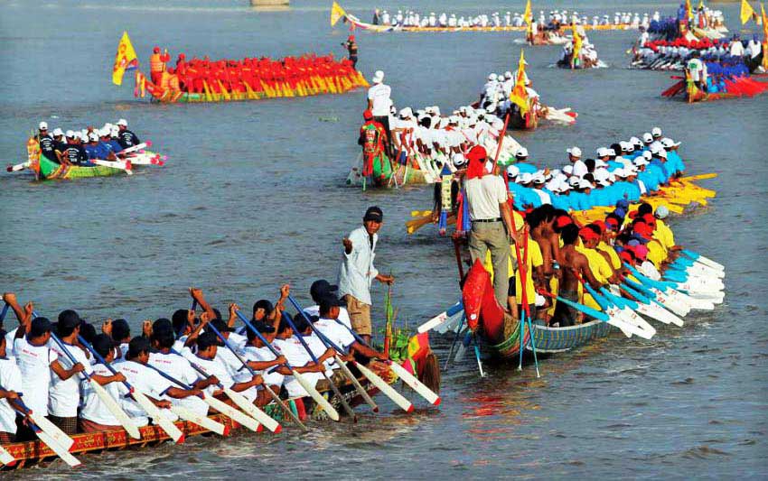 Water festival in cambodia