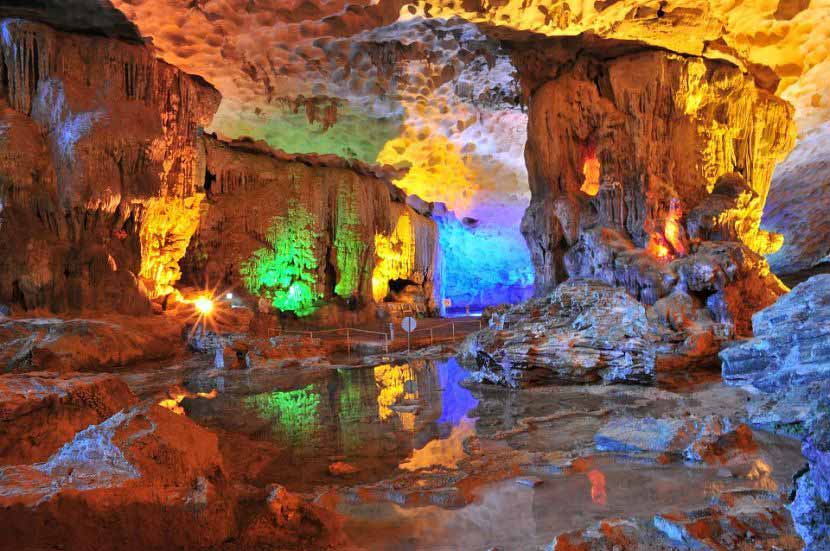 Inside Sung Sot Cave