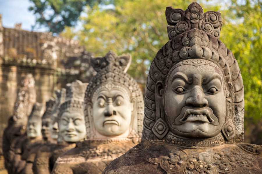 Enigmatic Bayon Temple