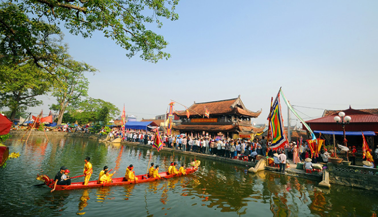 Ancient Pagoda Celebration with Traditional Rituals