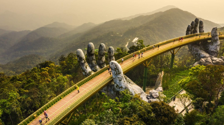 Ba Na Hills & The Golden Bridge - The Famous Hand Bridge in the Sky