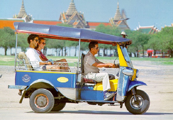 Tuk tuk in Cambodia