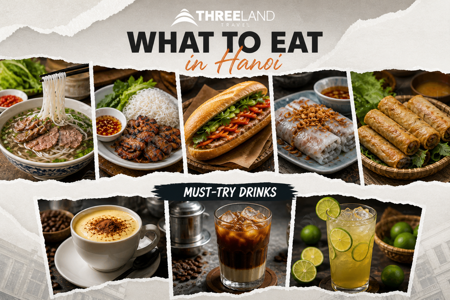 what to eat and drinks in Hanoi
