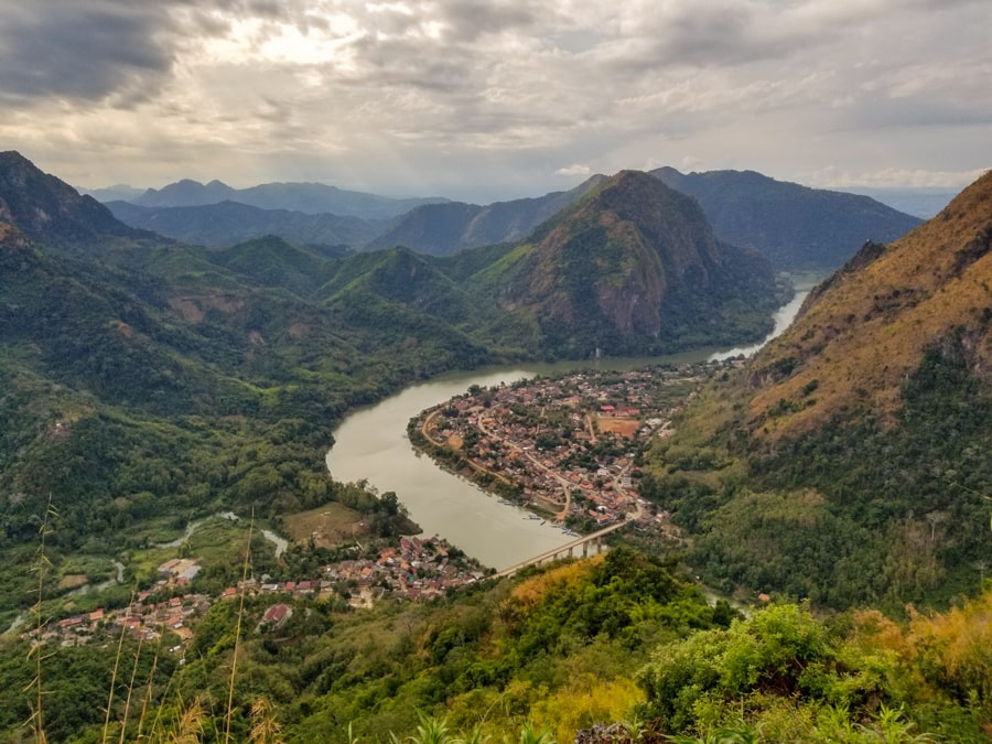 Peaceful Riverside Town