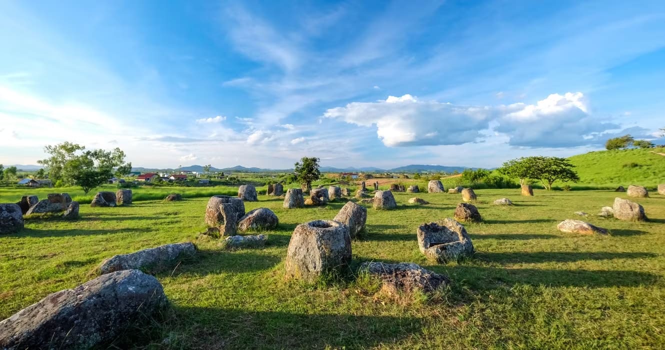 Ancient Stone Jars in Xieng Khouang