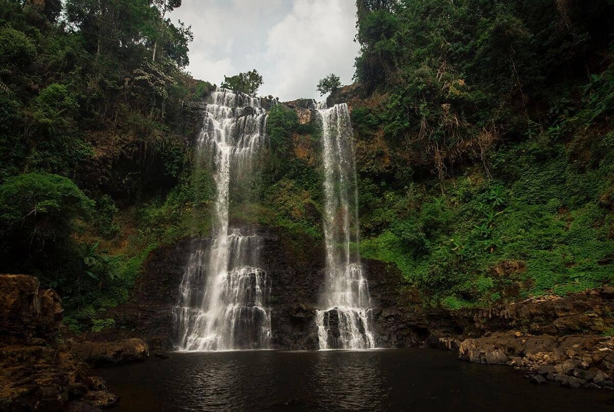 Iconic Waterfalls in laos