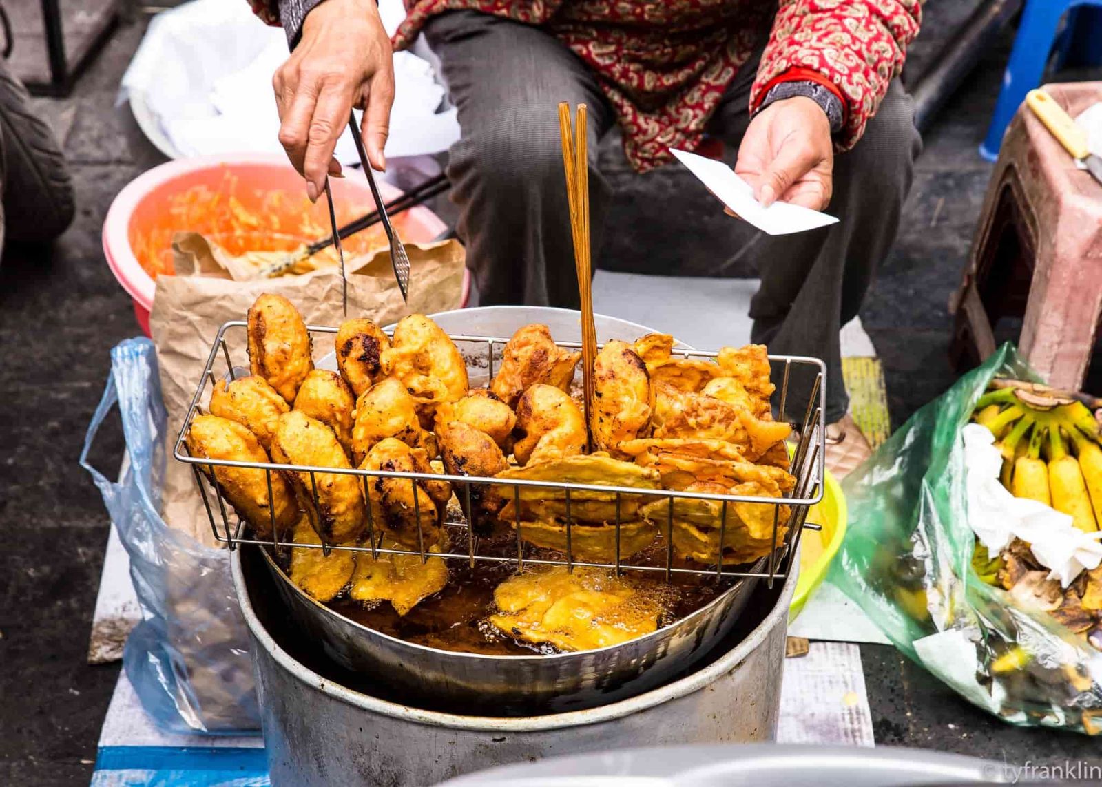 Street Food Scenes in Hanoi