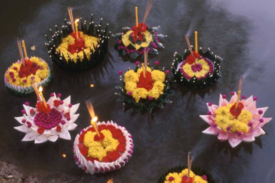 Flower festivals in Luang Prabang