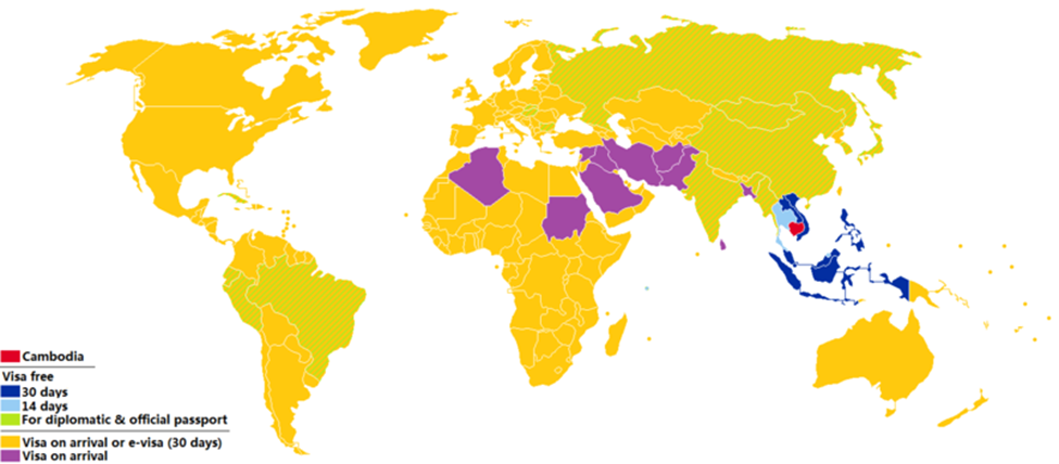 Cambodia visa policy