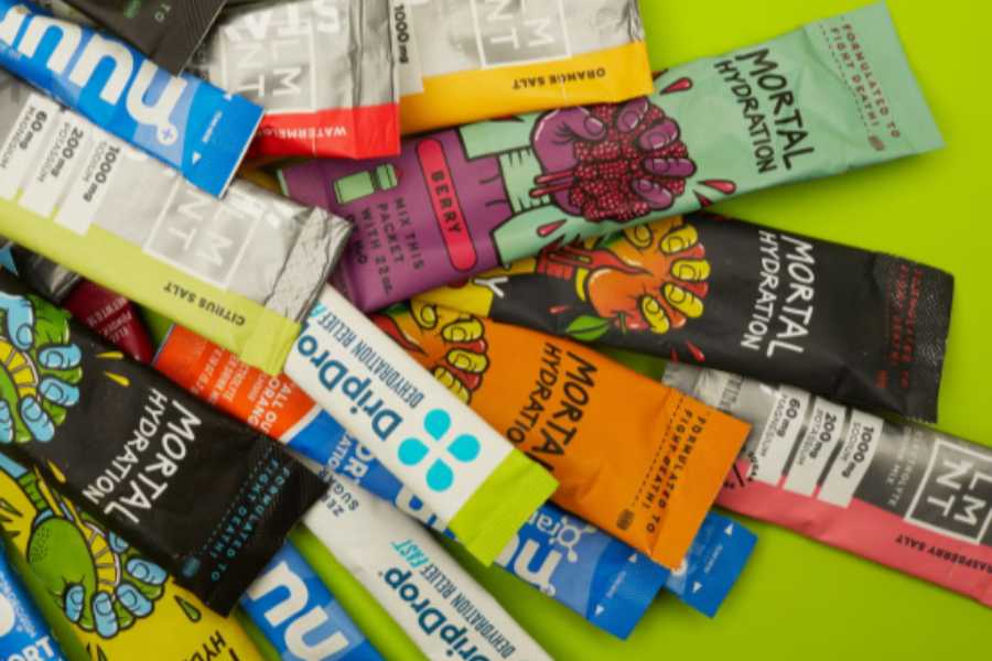 Electrolyte packets for vietnam summer travel